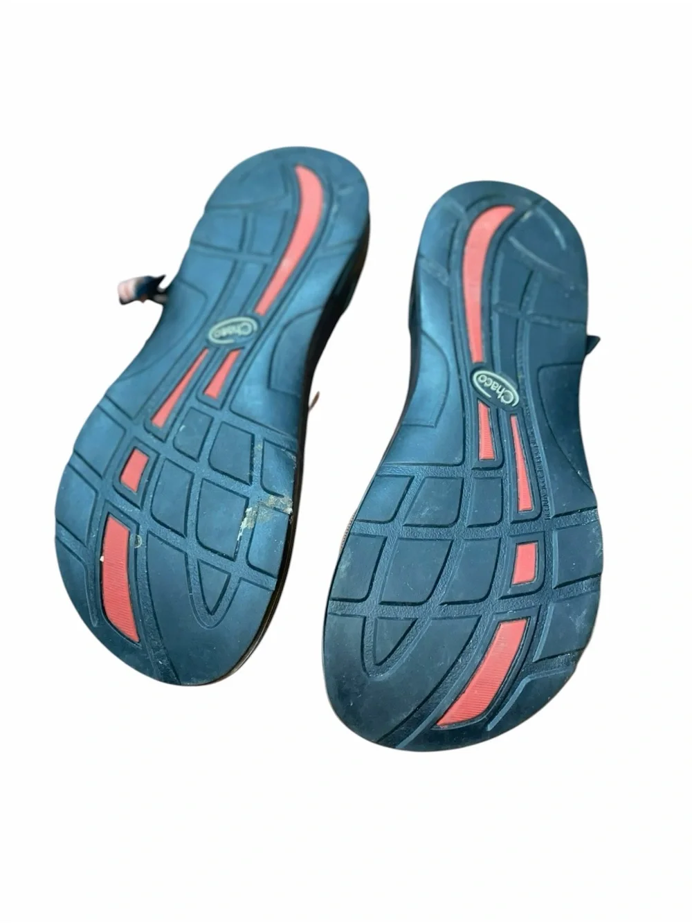 Chaco Z/Cloud Strappy Sport Sandals Women’s 9 Navy Coral Comfort